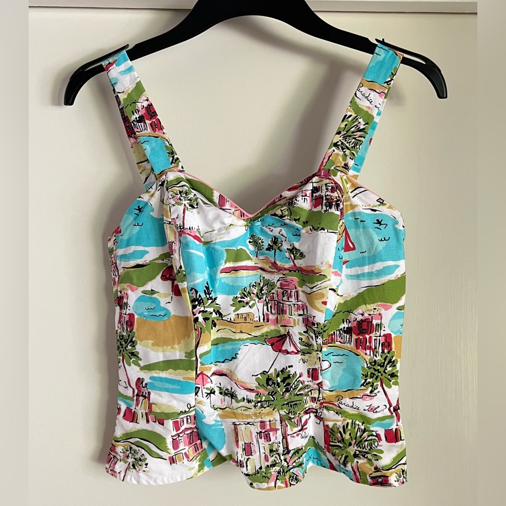 Vivien of Holloway Betty Sun Top in Riviera